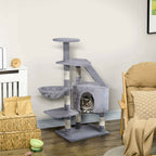 125cm tall cat tree in living room