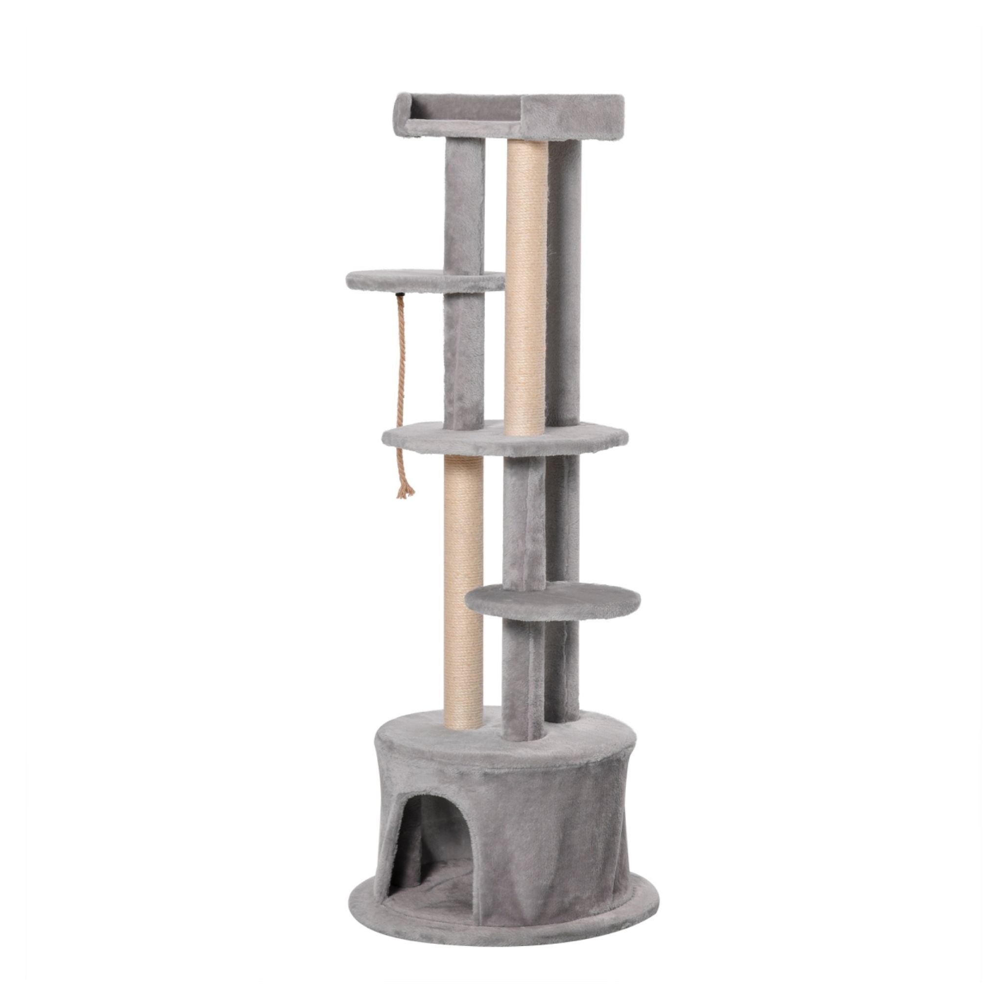150cm tall cat tree with jute rope post