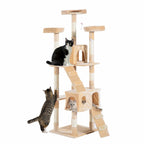 170cm tall beige cat tree