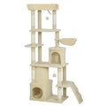 170cm tall large beige cat tree