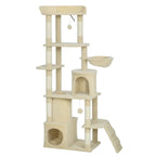 170cm tall large beige cat tree
