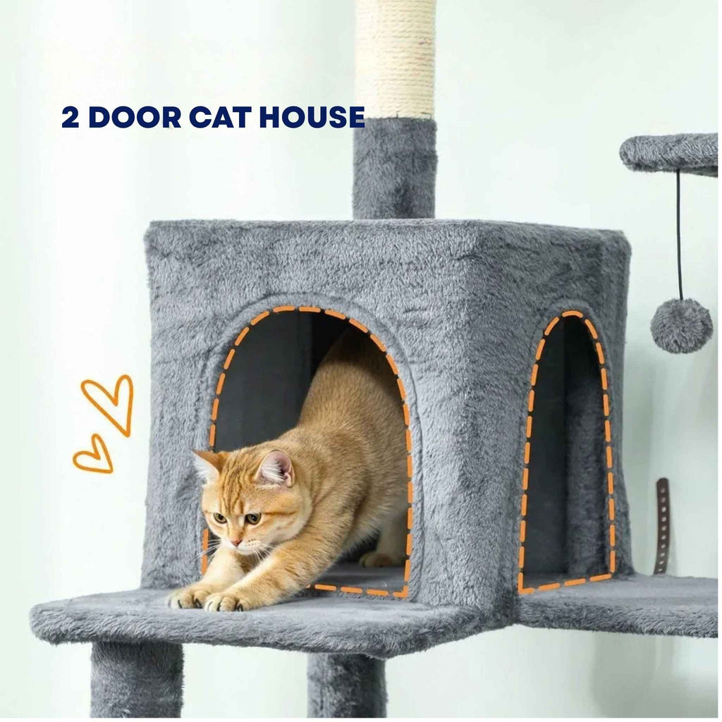 2 door cat house