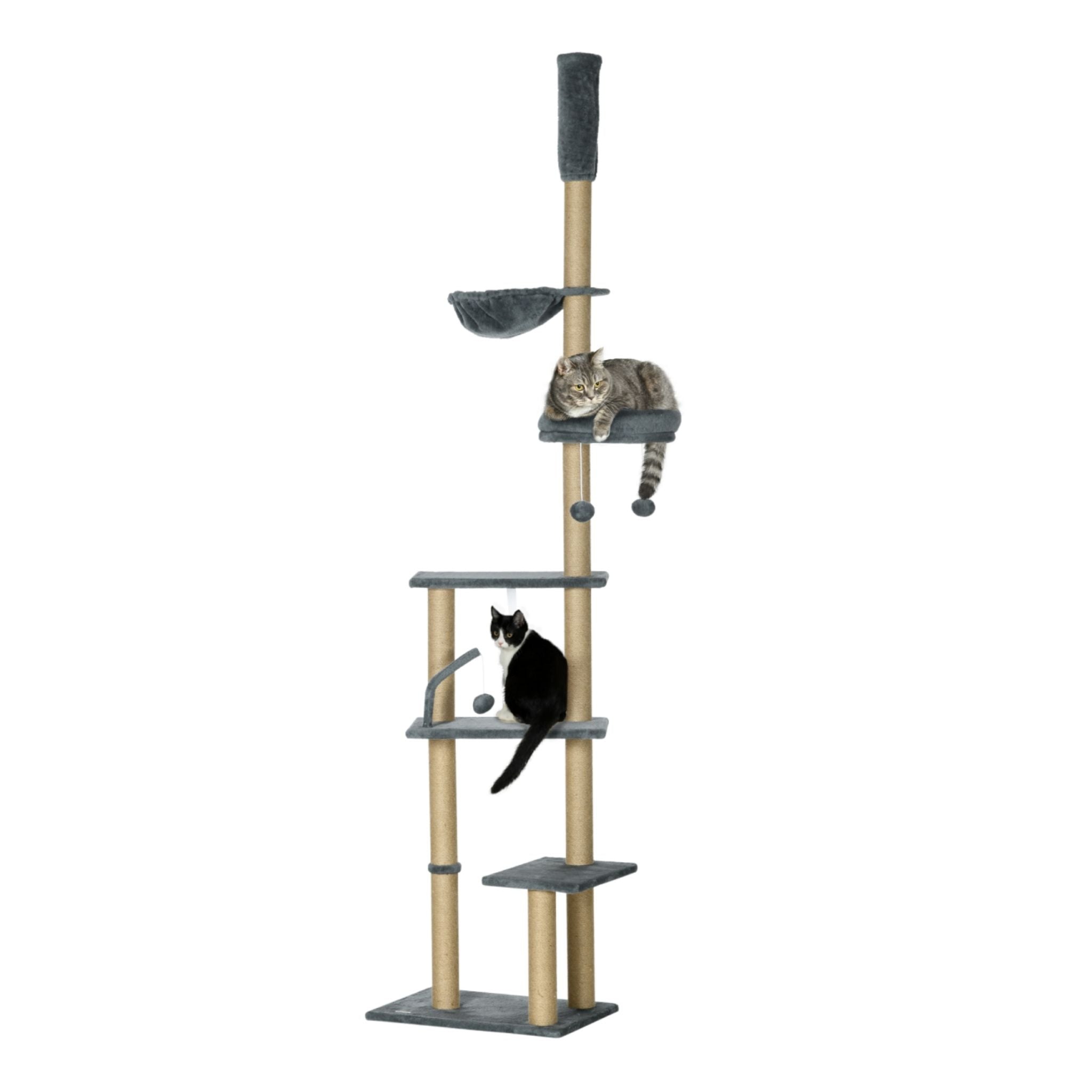 250cm tall floor to ceiling cat tree