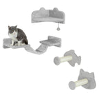 4pcs cat wall furniture
