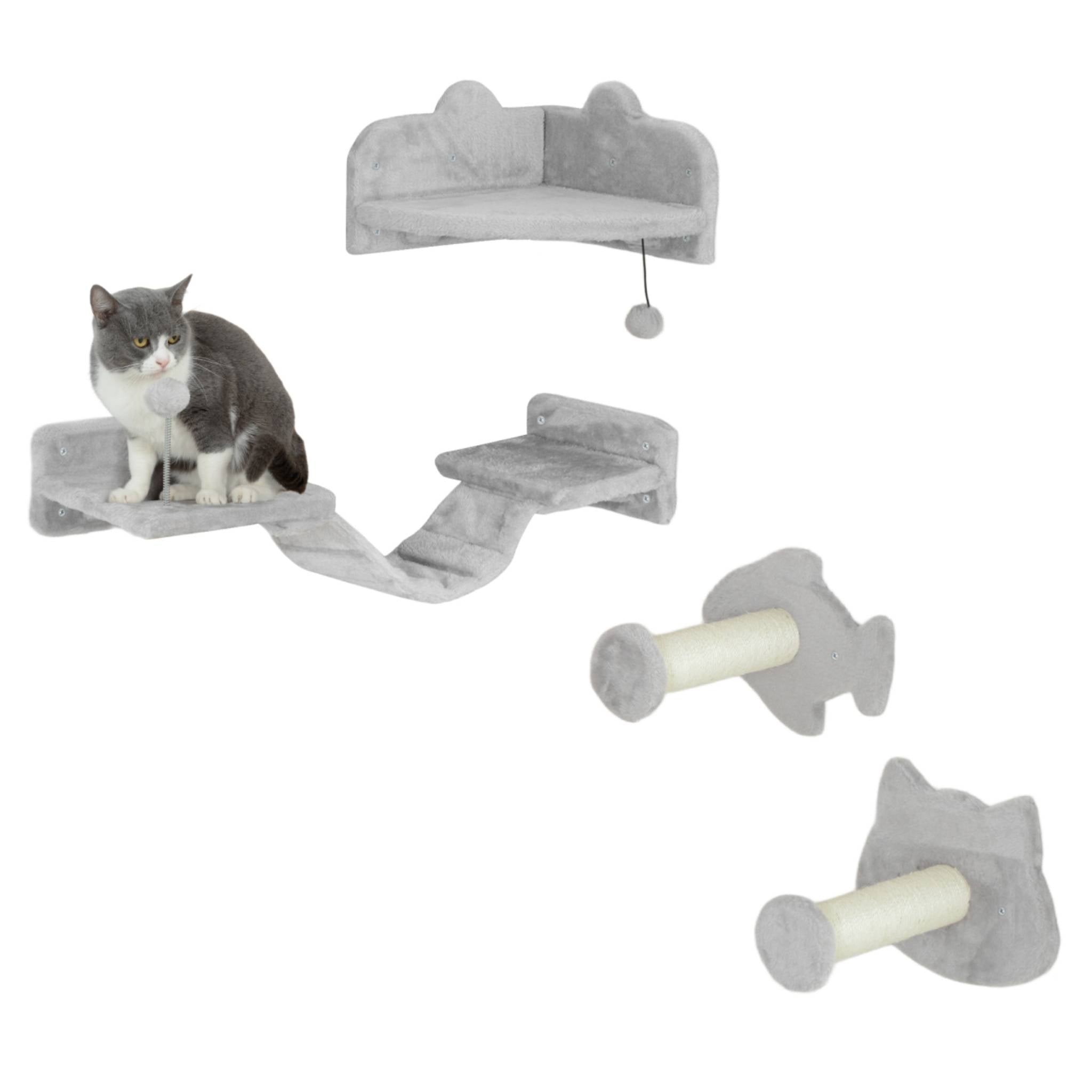 4pcs cat wall furniture