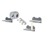 4pcs grey wall mounted cat tree