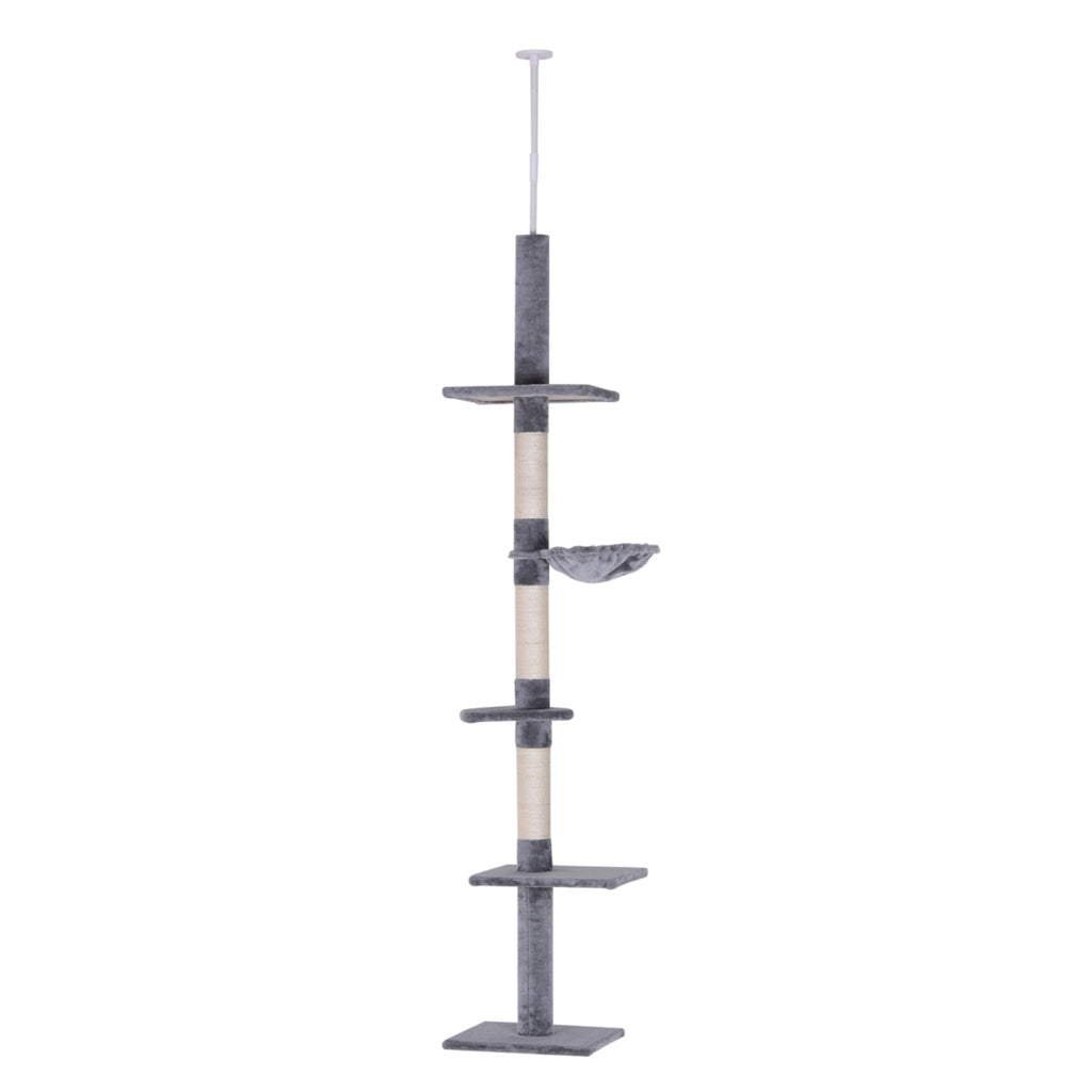 5 level floor to ceiling cat tree