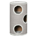 70cm tall multi-level cat scratching barrel