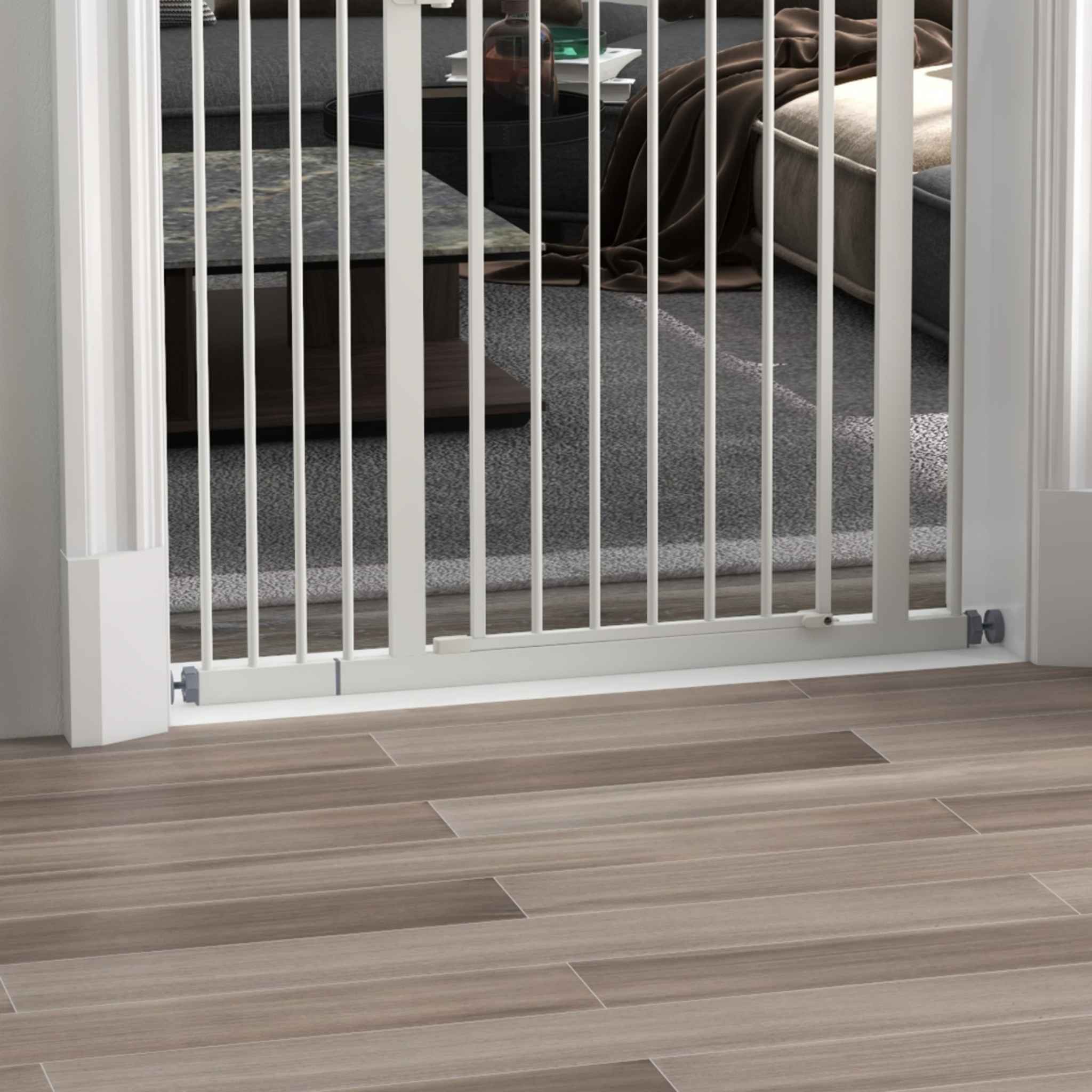 74-94cm wide dog gate in doorway
