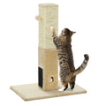 79cm tall cat scratching post with self groomer