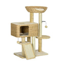 95cm tall wicker cat tree