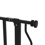 Adjustable pressure fit gate wall fixings
