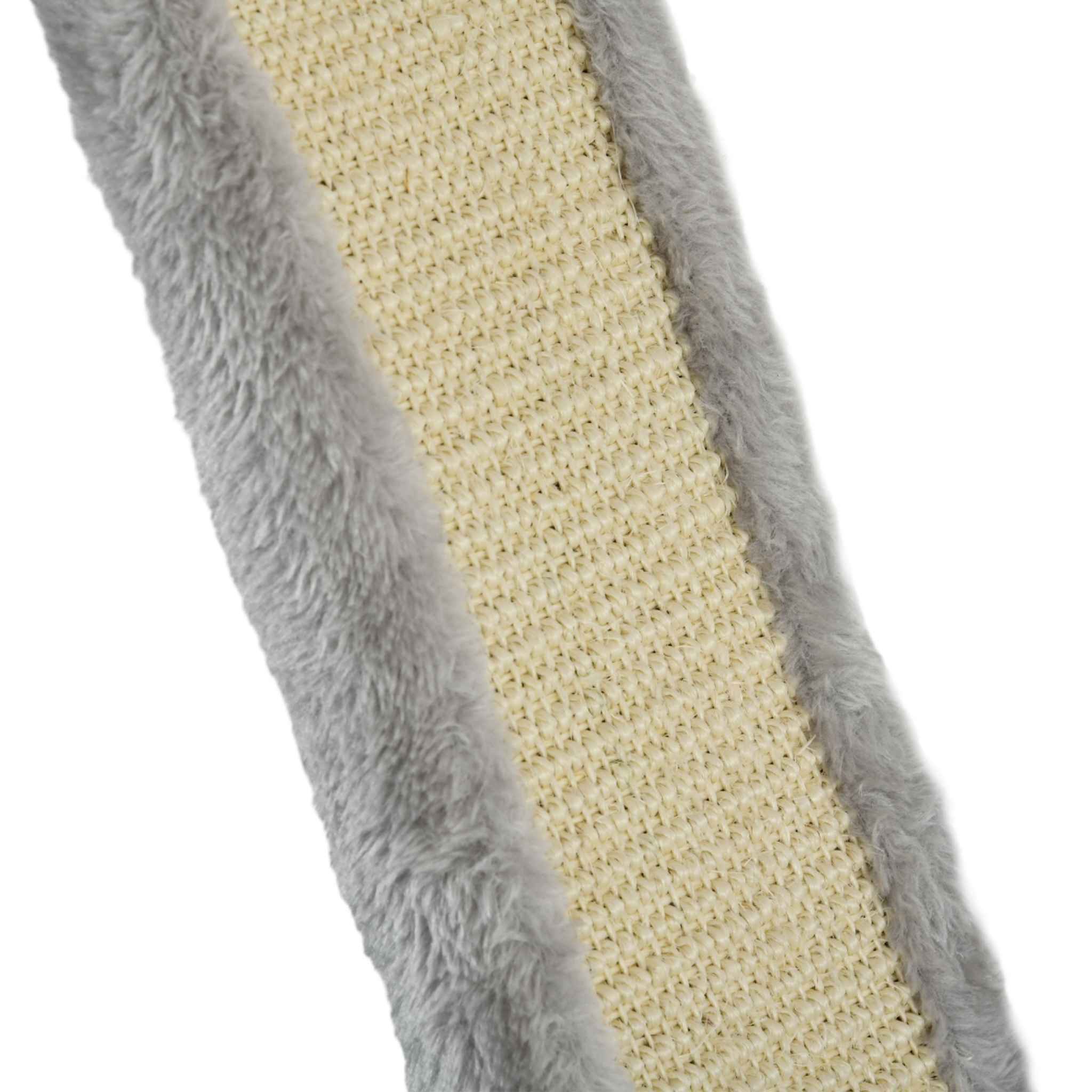 Angled sisal rope scratching surface
