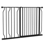 Black 75cm-115cm wide dog gate