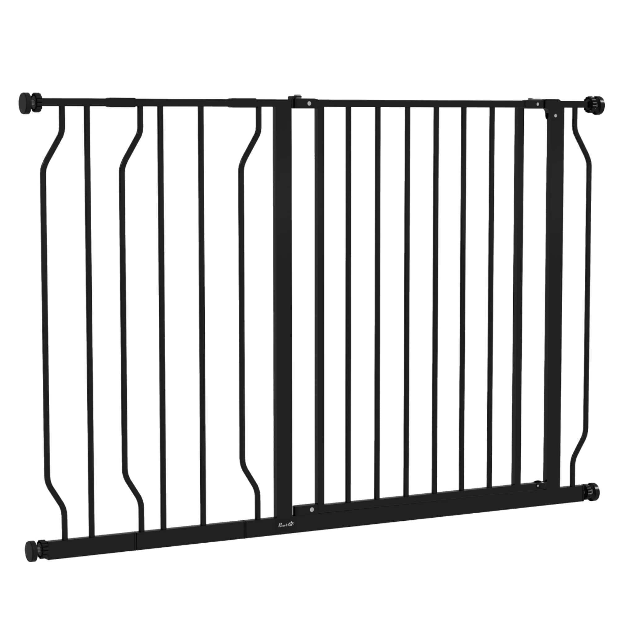 Black 75cm-115cm wide dog gate