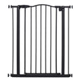 Black adjustable width pet gate 74-80cm wide