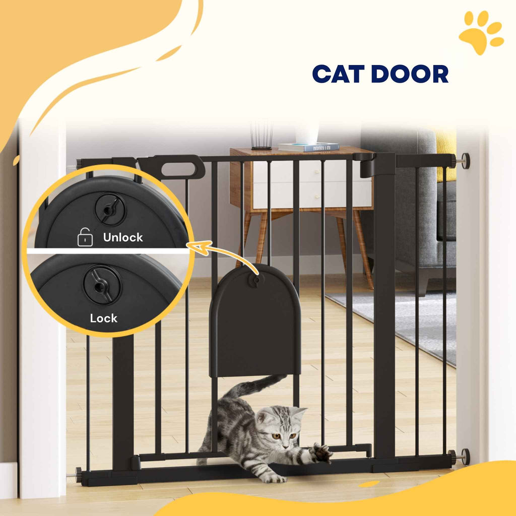 Black cat door locking system