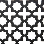 Black metal decorative mesh