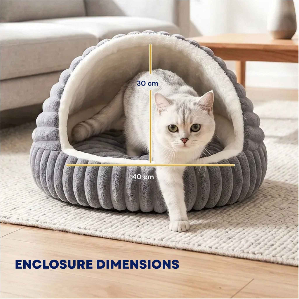 Cat bed enclosure dimensions