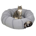 Cat bed with play tunnel