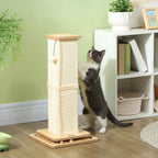 Cat scratching 67cm tall post