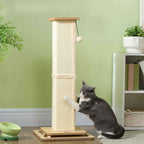 Cat scratching a 87cm tall post