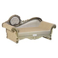 Cat scratching bed brown retro style