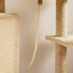 Cat tree dangling toy