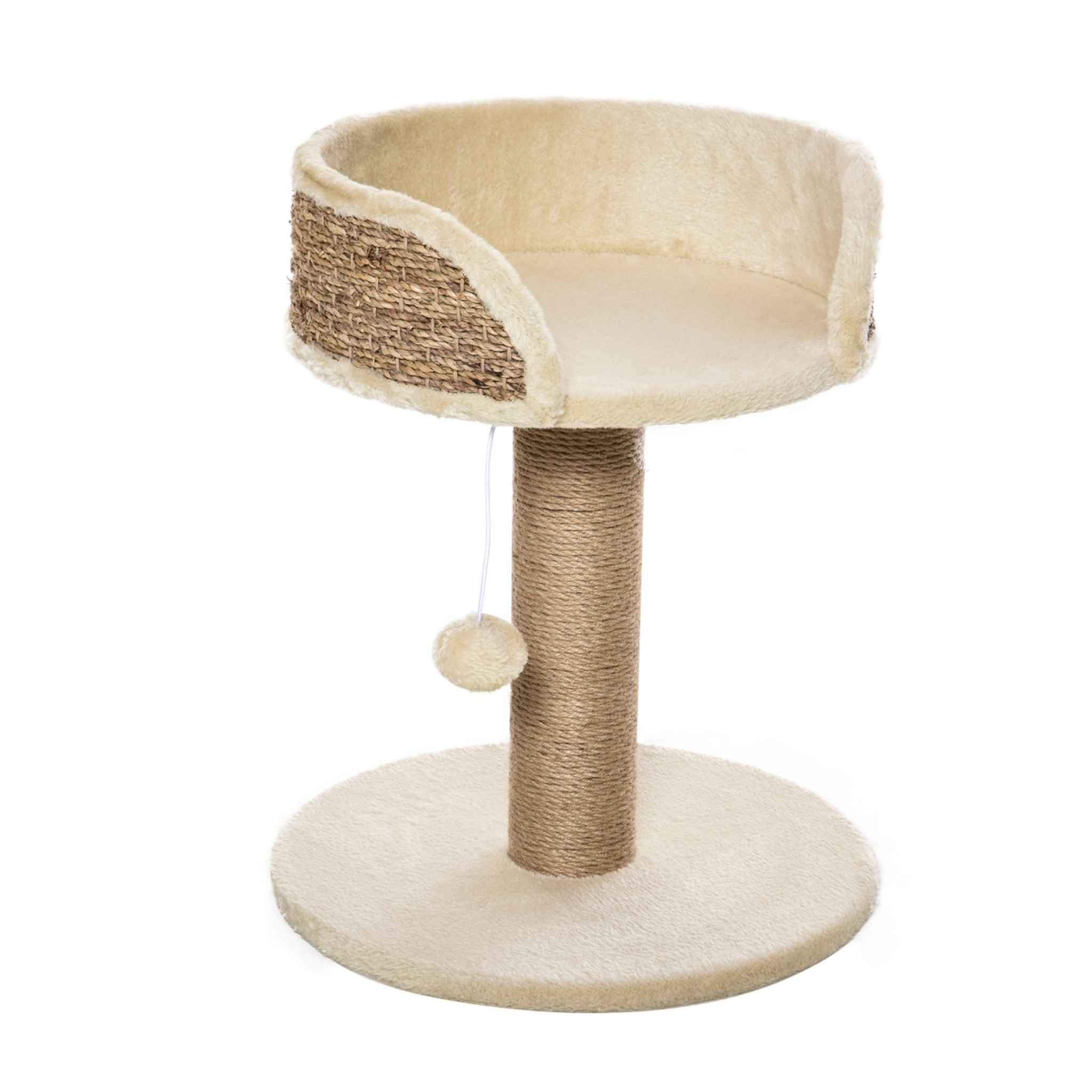 Cat tree scratching post 49cm tall jute rope