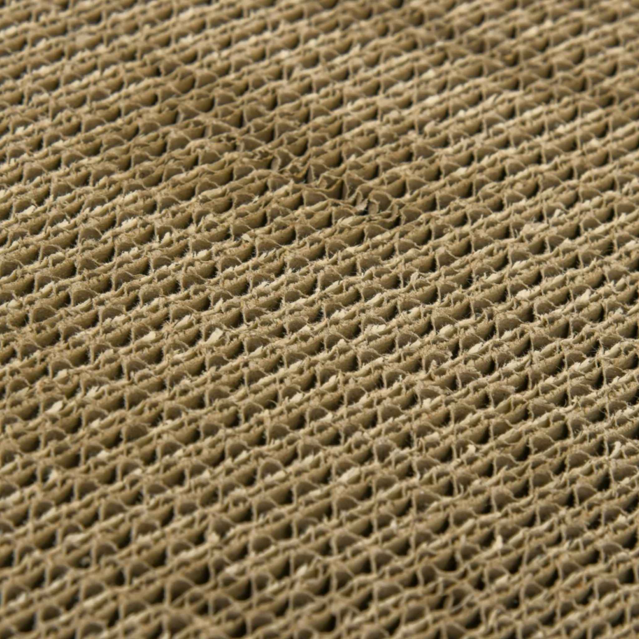 Corrugated cardboard scratching surface