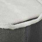 Dark grey cat barrel top perch