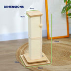 Dimensions for 67cm tall sisal rope cat scratcher