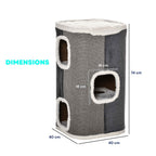 Dimensions for 72cm tall cat scratching barrel
