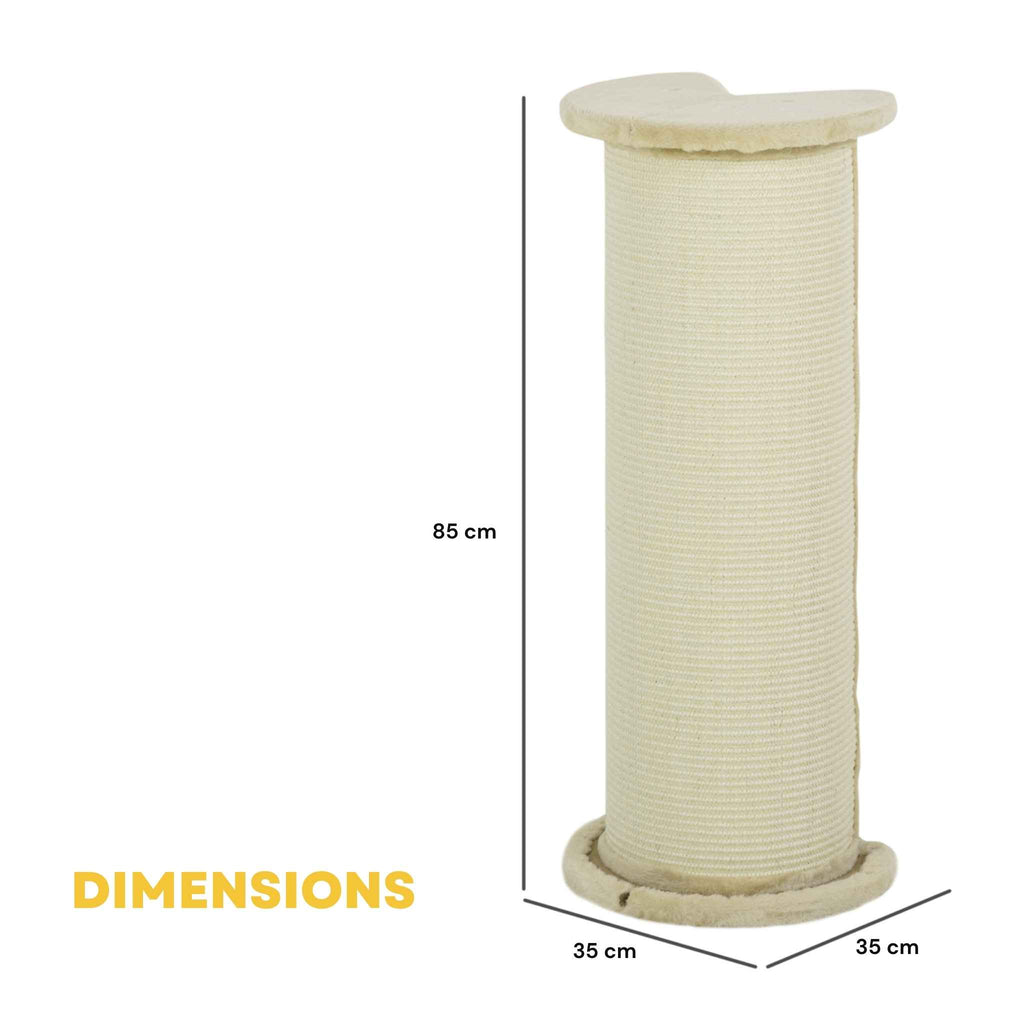 Dimensions for 85cm tall cat scratching post