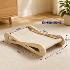 Dimensions for pine wood cat scratching board