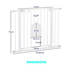 Dimensions for wide pet gate with cat door