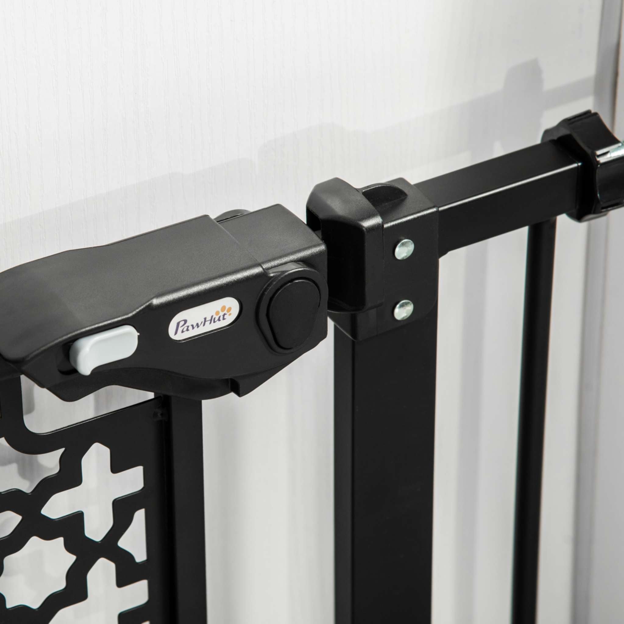 Door hinge for black decorative dog gate