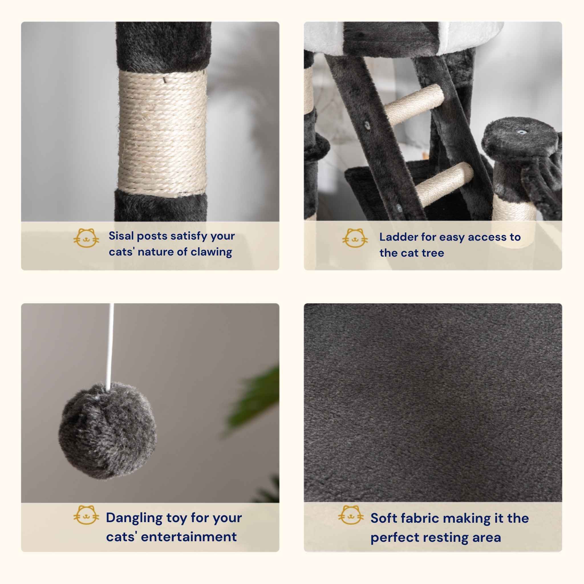 Extra large cat tree product features