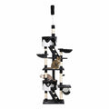 Extra large dark grey cat tower with scratching posts