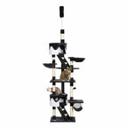 Extra large dark grey cat tower with scratching posts