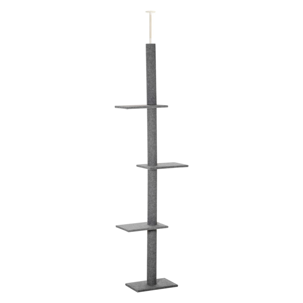 Extra tall 4 level floor to ceiling cat tree