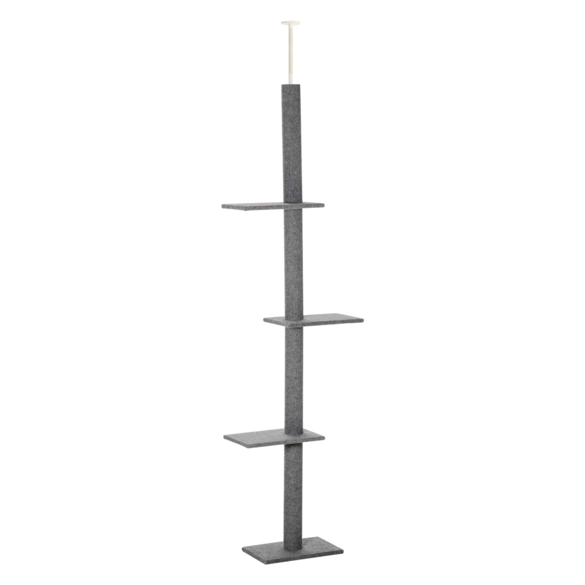 Extra tall 4 level floor to ceiling cat tree