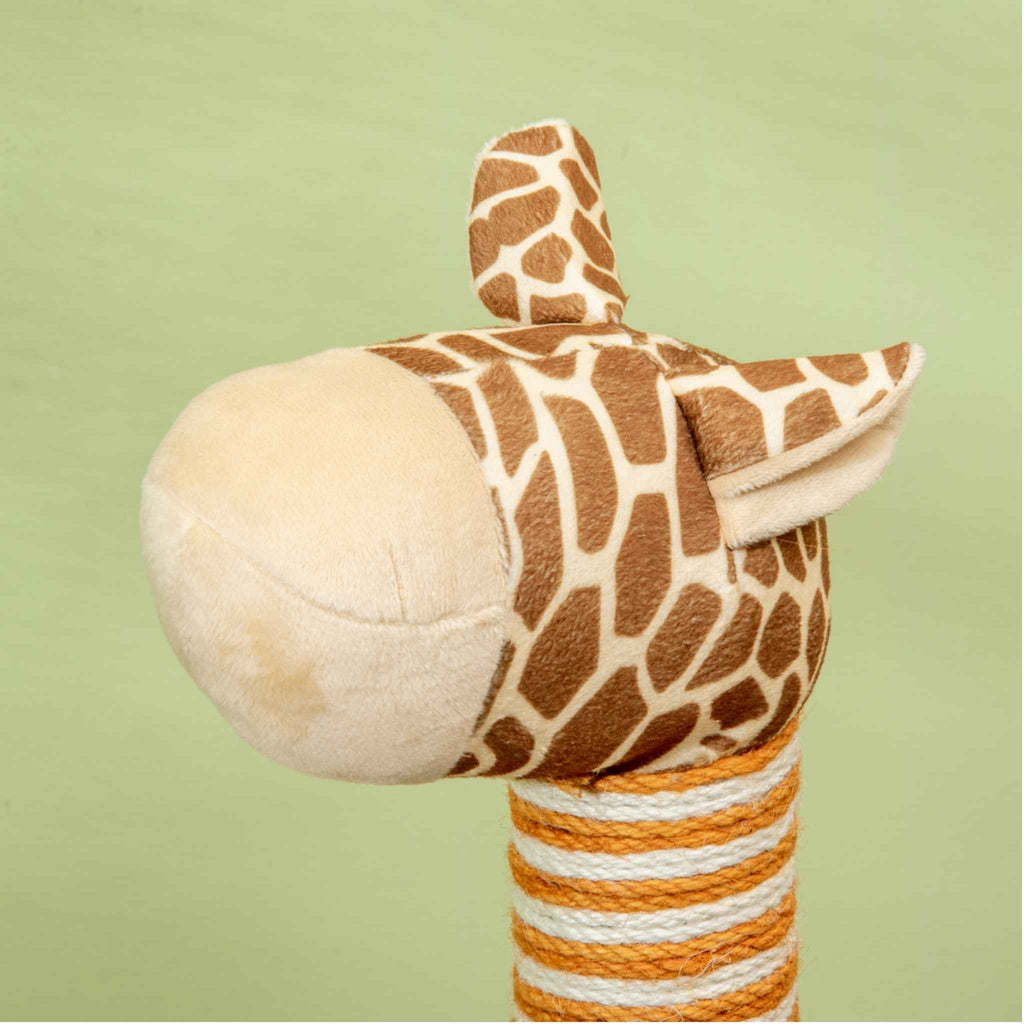 Fabric giraffe head