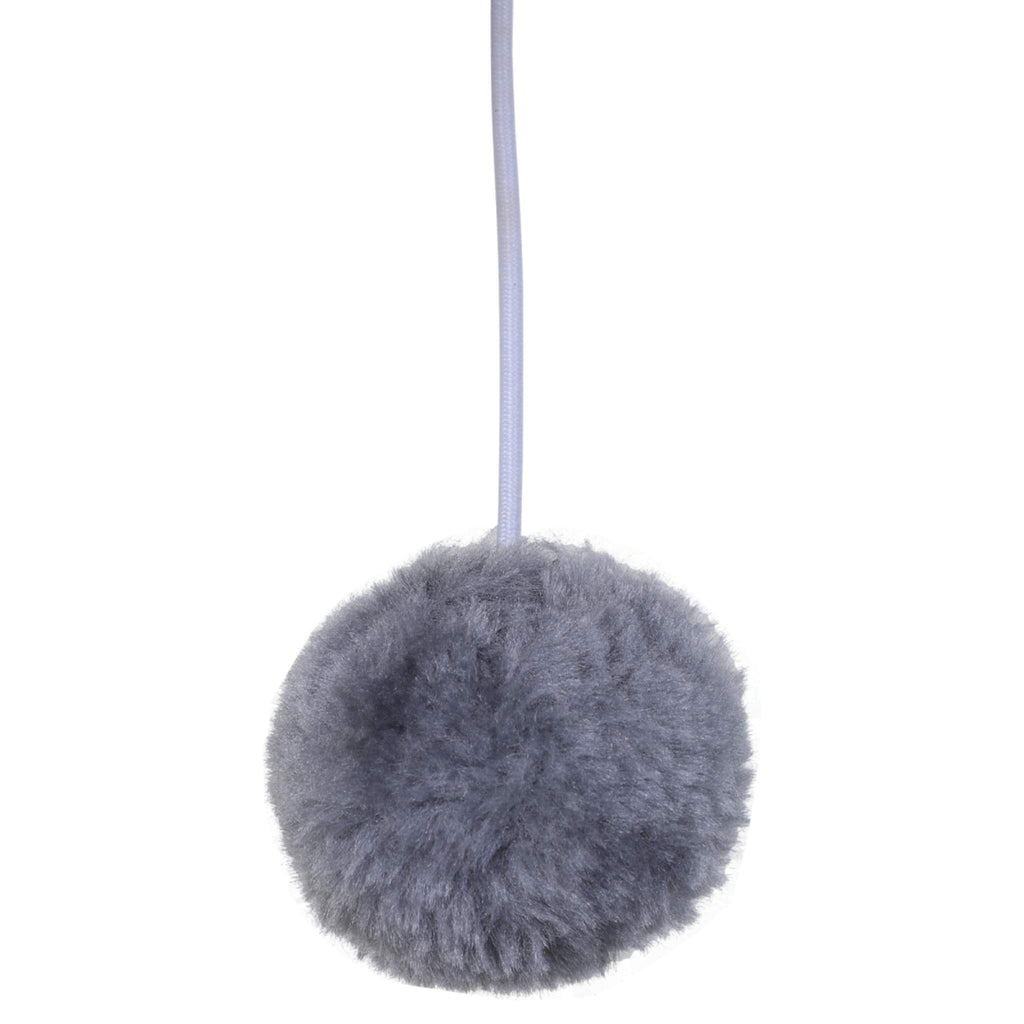 Grey plush dangling toy