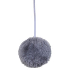 Grey plush dangling toy