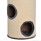 Hideaway areas on a cat barrel
