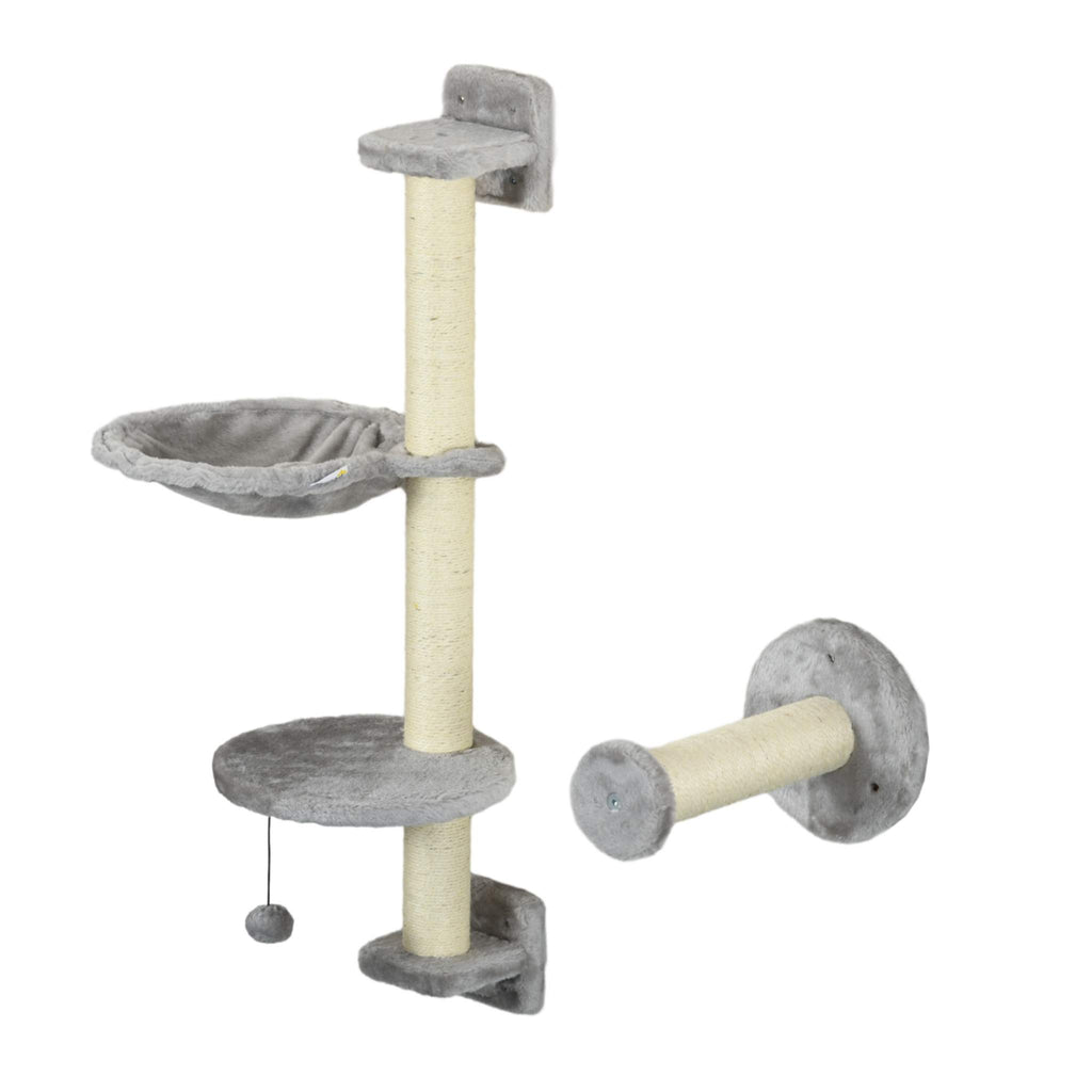 Horizontal and vertical sisal rope posts