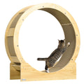 Oak effect cat scratching wheel