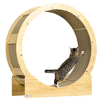 Oak effect cat scratching wheel