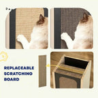 Replaceable scratching boards